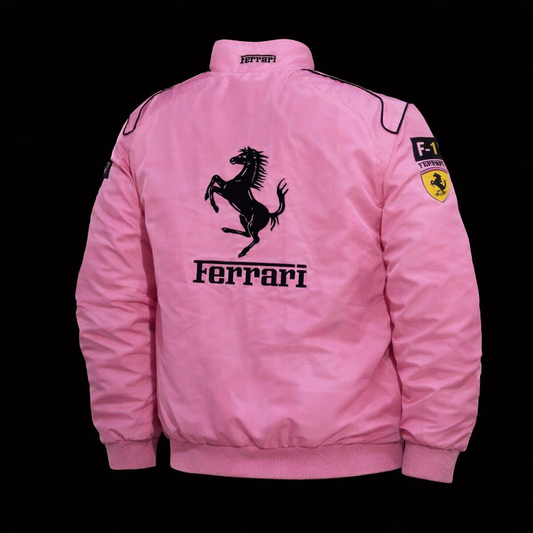 Pink Ferrari Racing Jacket